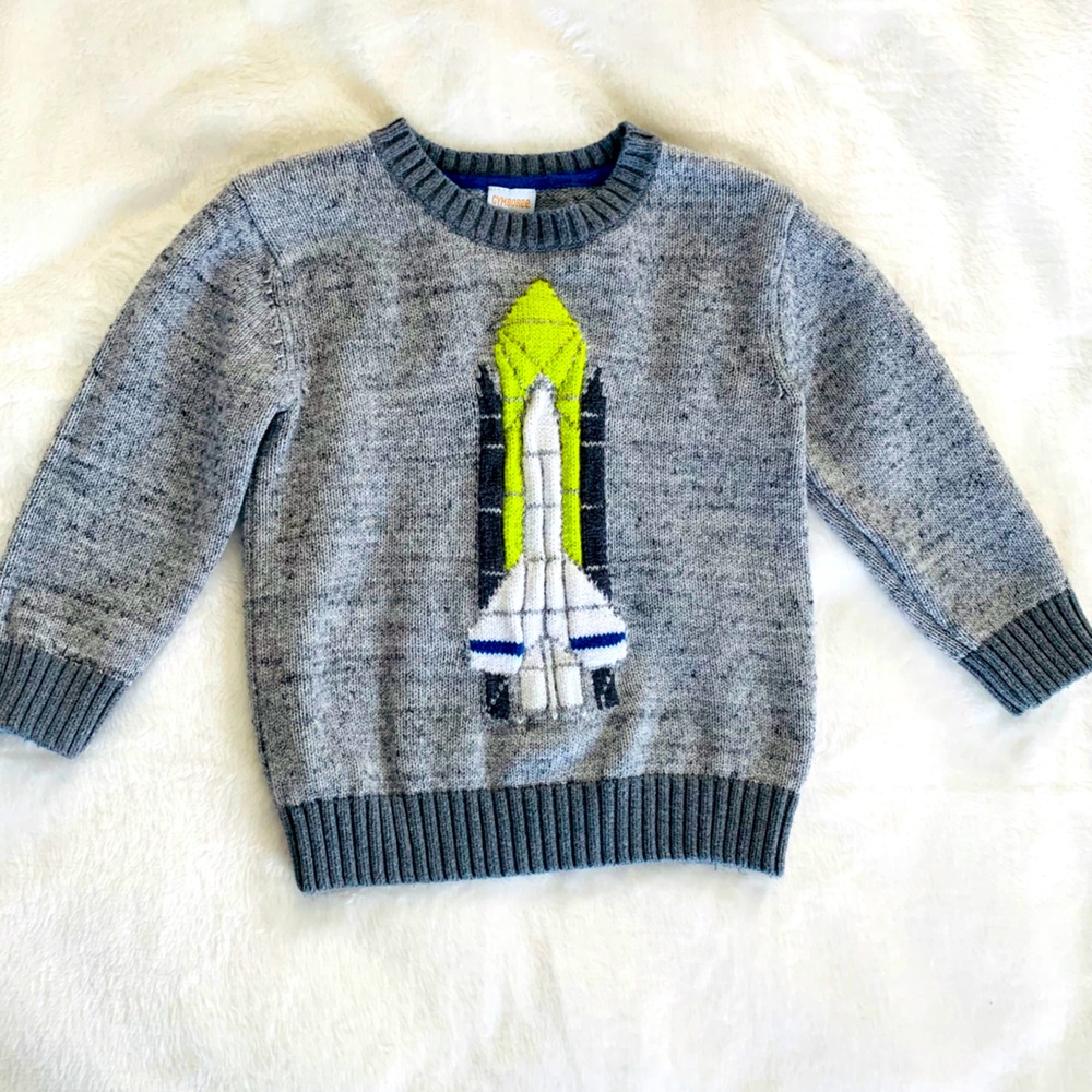 Gymboree Rocket Ship Sweater Size 2T